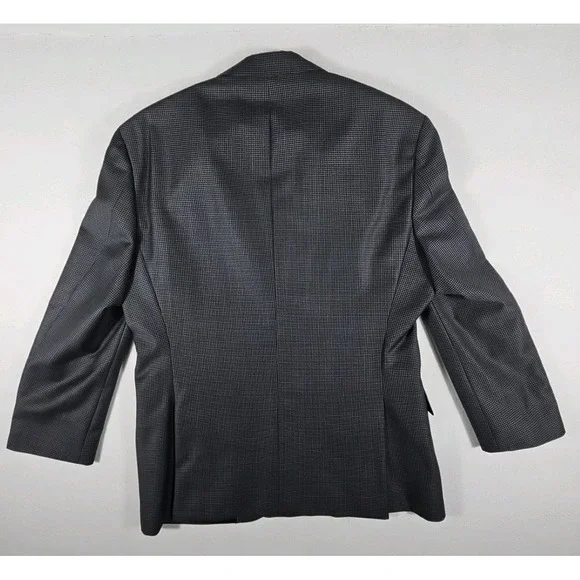 HUGO Hugo Boss 100% Virgin Wool Blazer Sport Coat 36S Houndstooth Pattern - Picture 16 of 16